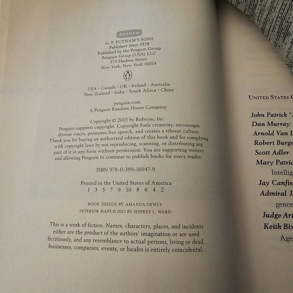 Command Authority Novel by Mark Greaney and Tom Clancy, Hardcover, Pre-owned - Picture 6 of 11